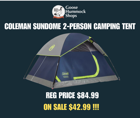 ALL TENTS AND SLEEPING BAGS 50% OFF
