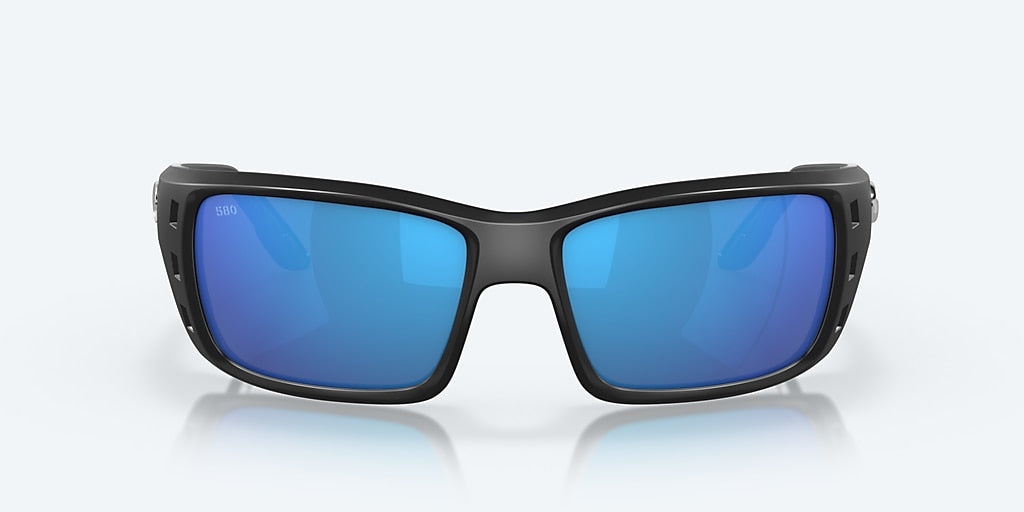 COSTA PERMIT Matte Black w/Blue Mirror 580G
