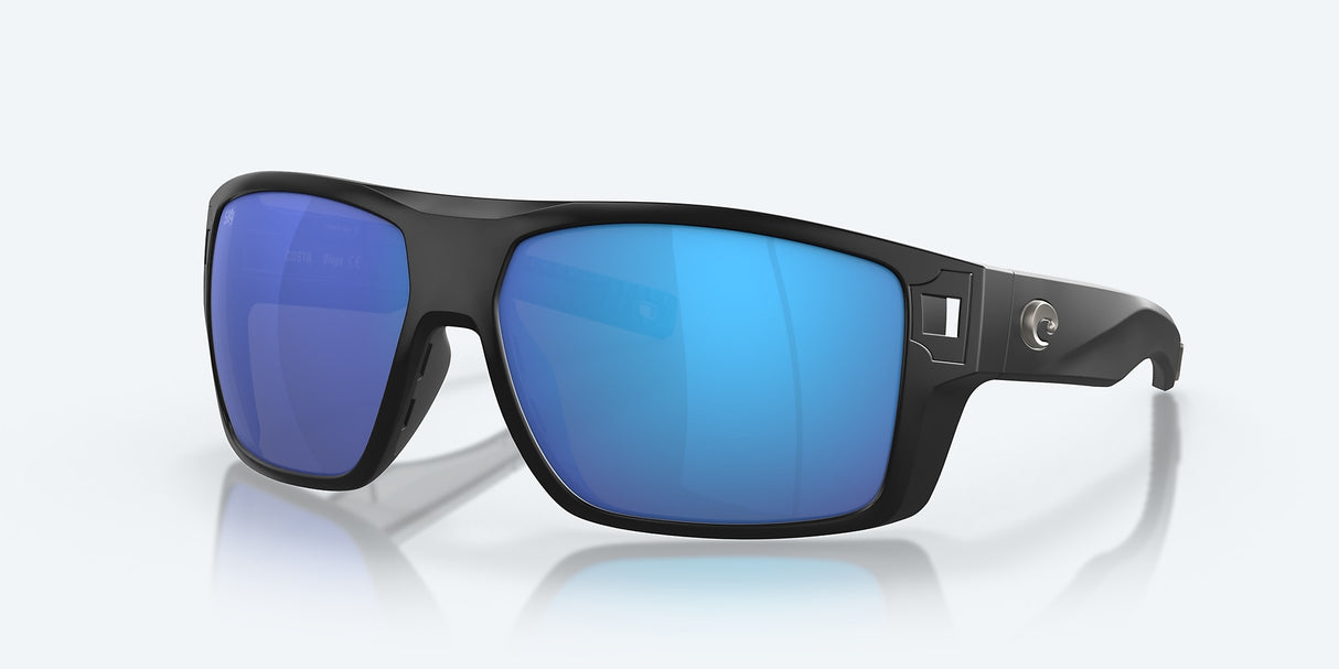 COSTA DIEGO Matte Black w/Blue Mirror 580G