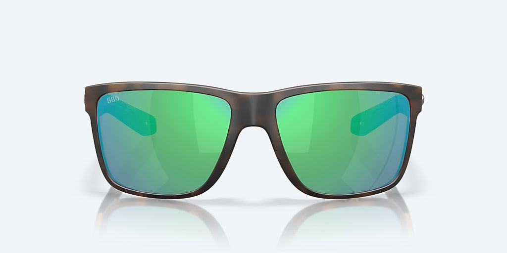 COSTA BROADHILL II Matte Tortoise w/Green Mirror 580G