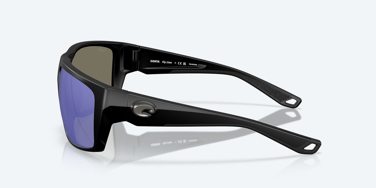 COSTA FLY LINE Matte Black w/Blue Mirror 580G