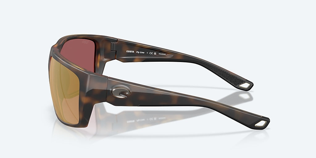 COSTA FLY LINE MATTE TORTOISE W/GOLD MIRROR 580G