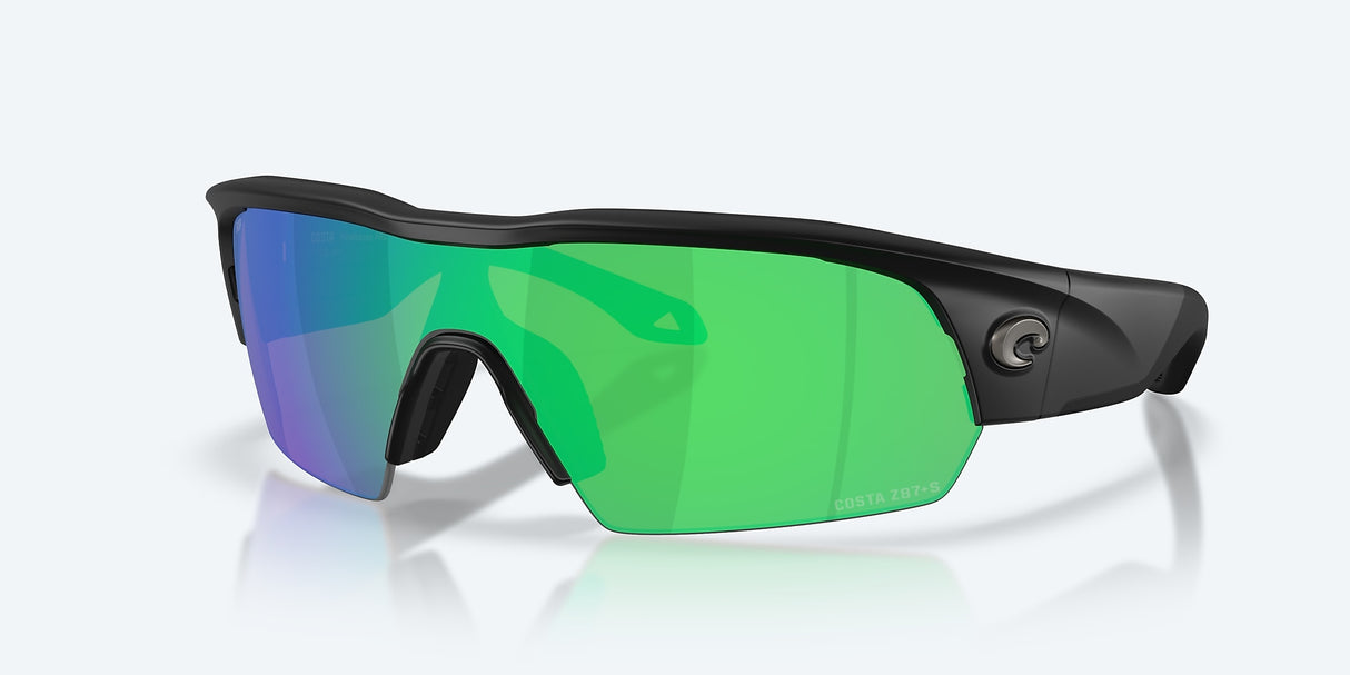 COSTA PILOTHOUSE PRO Matte Black w/Green Mirror 580P