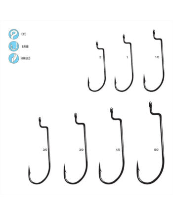 GAMAKATSU WORM HOOK OFFSET SHANK HOOK