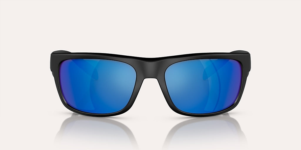NATIVE ASHDOWN MATTE BLACK W/BLUE REFLEX POLARIZED