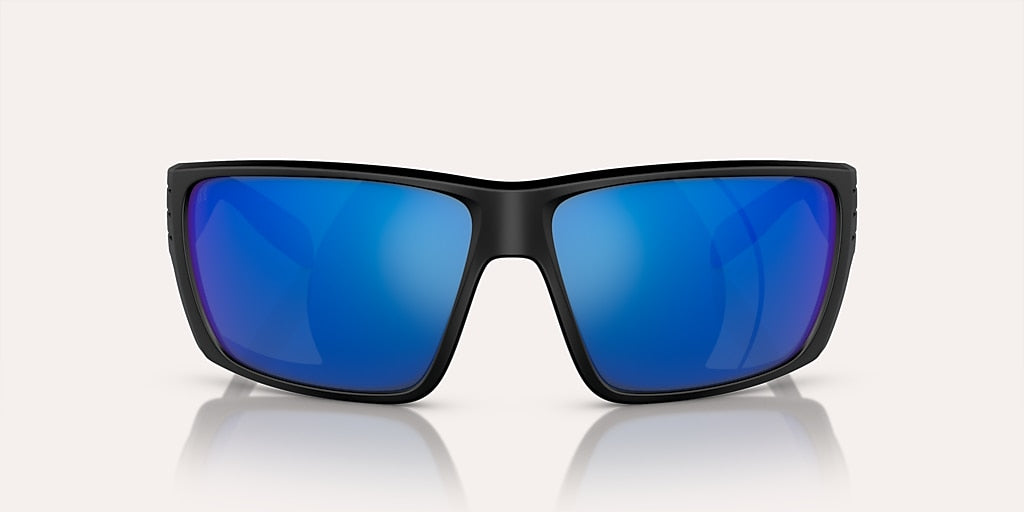 NATIVE GRIZ MATTE BLACK W/BLUE REFLEX POLARIZED