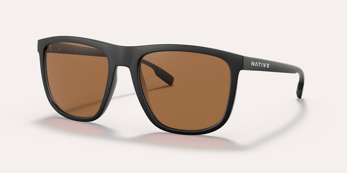 NATIVE MESA MATTE BLACK W/BRONZE REFLEX POLARIZED