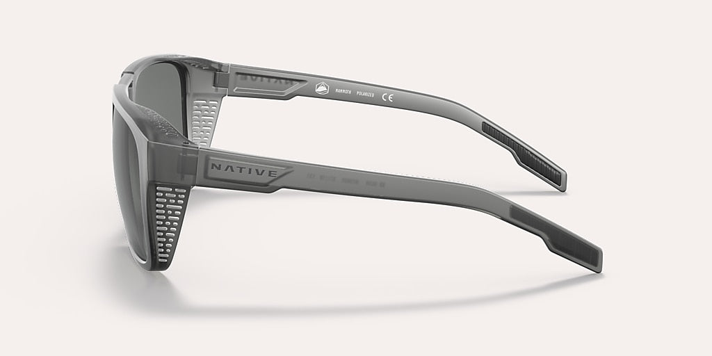 NATIVE MAMMOTH MATTE SMOKE CRYSTAL W/BLUE REFLEX POLARIZED