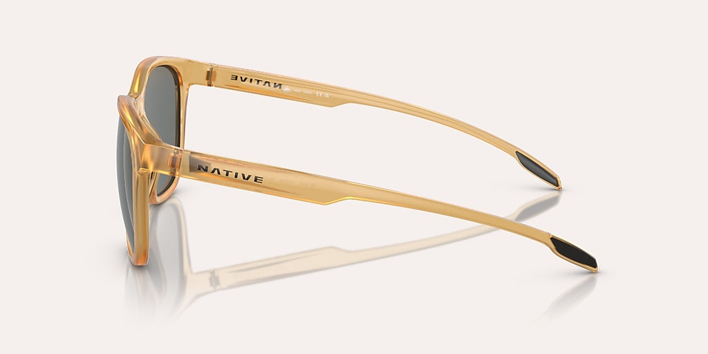 NATIVE TARGHEE TOPAZ CRYSTAL W/GREY REFLEX POLARIZED