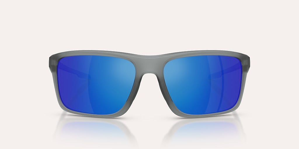 NATIVE TAVERN MATTE SMOKE CRYSTAL W/BLUE REFLEX POLARIZED