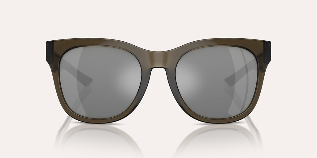 NATIVE TIAGA SMOKEY QUARTZ W/SILVER REFLEX POLARIZED