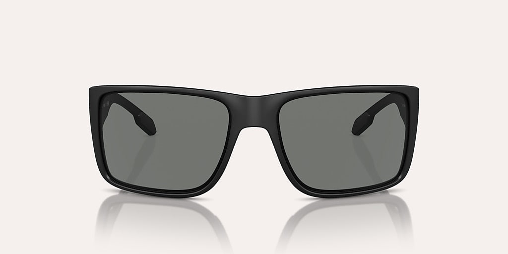 NATIVE BADLANDS MATTE BLACK W/GREY REFLEX POLARIZED