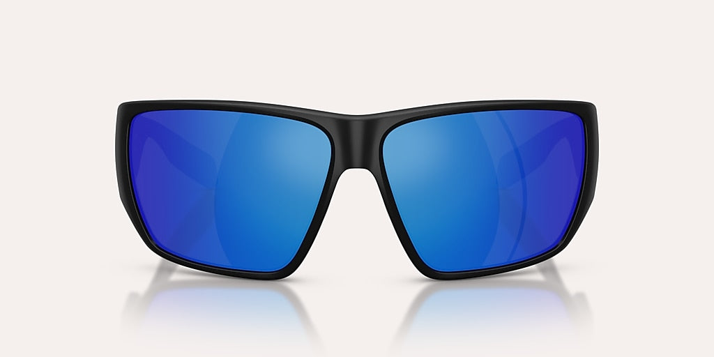 NATIVE SIGHTCASTER II MATTE BLACK W/BLUE REFLEX POLARIZED