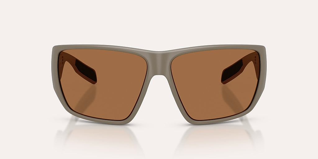 NATIVE SIGHTCASTER II MATTE DESERT TAN W/BROWN REFLEX POLARIZED
