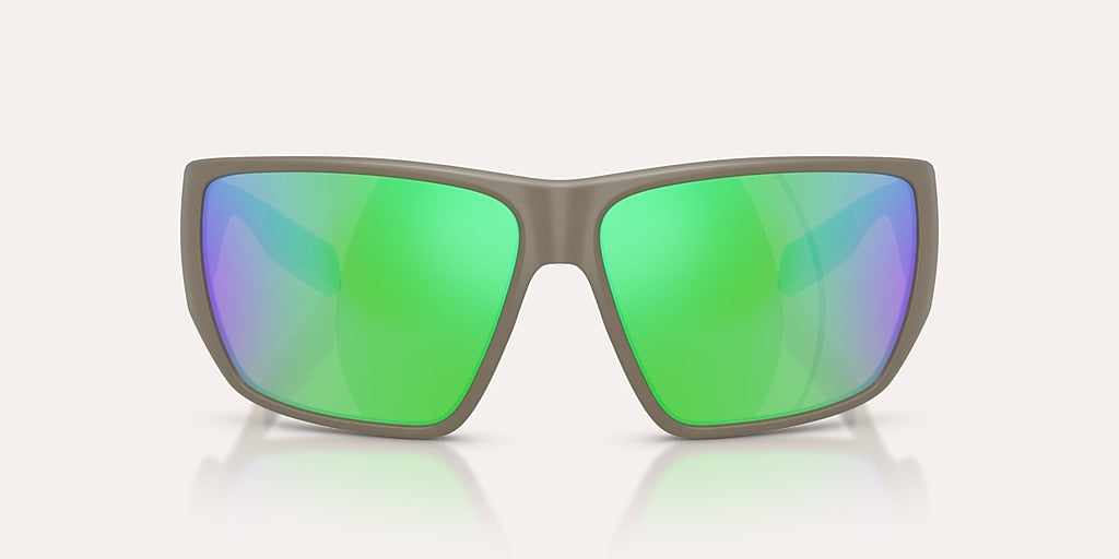 NATIVE SIGHTCASTER II MATTE DESERT TAN W/GREEN REFLEX POLARIZED