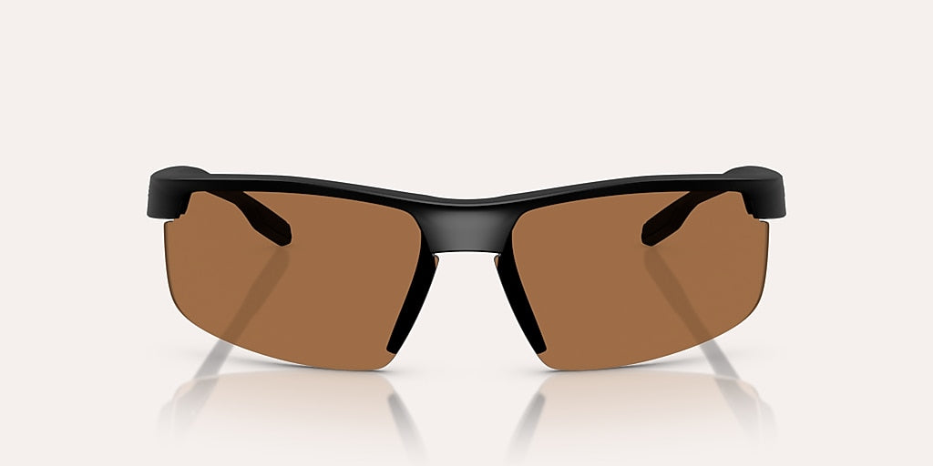 NATIVE RIDGE-RUNNER CREST MATTE BLACK W/BROWN POLARIZED