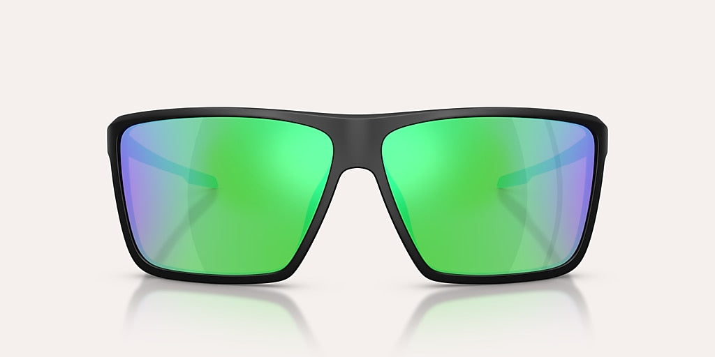 NATIVE TAVERN XL MATTE BLACK W/GREEN REFLEX POLARIZED