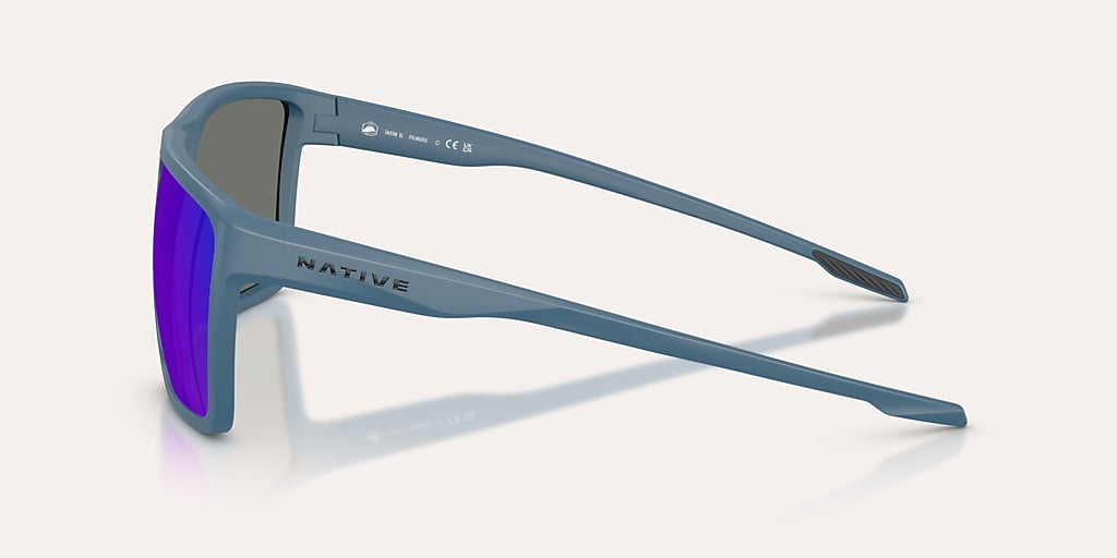 NATIVE XL MATTE OVERLAND BLUE W/BLUE REFLEX POLARIZED