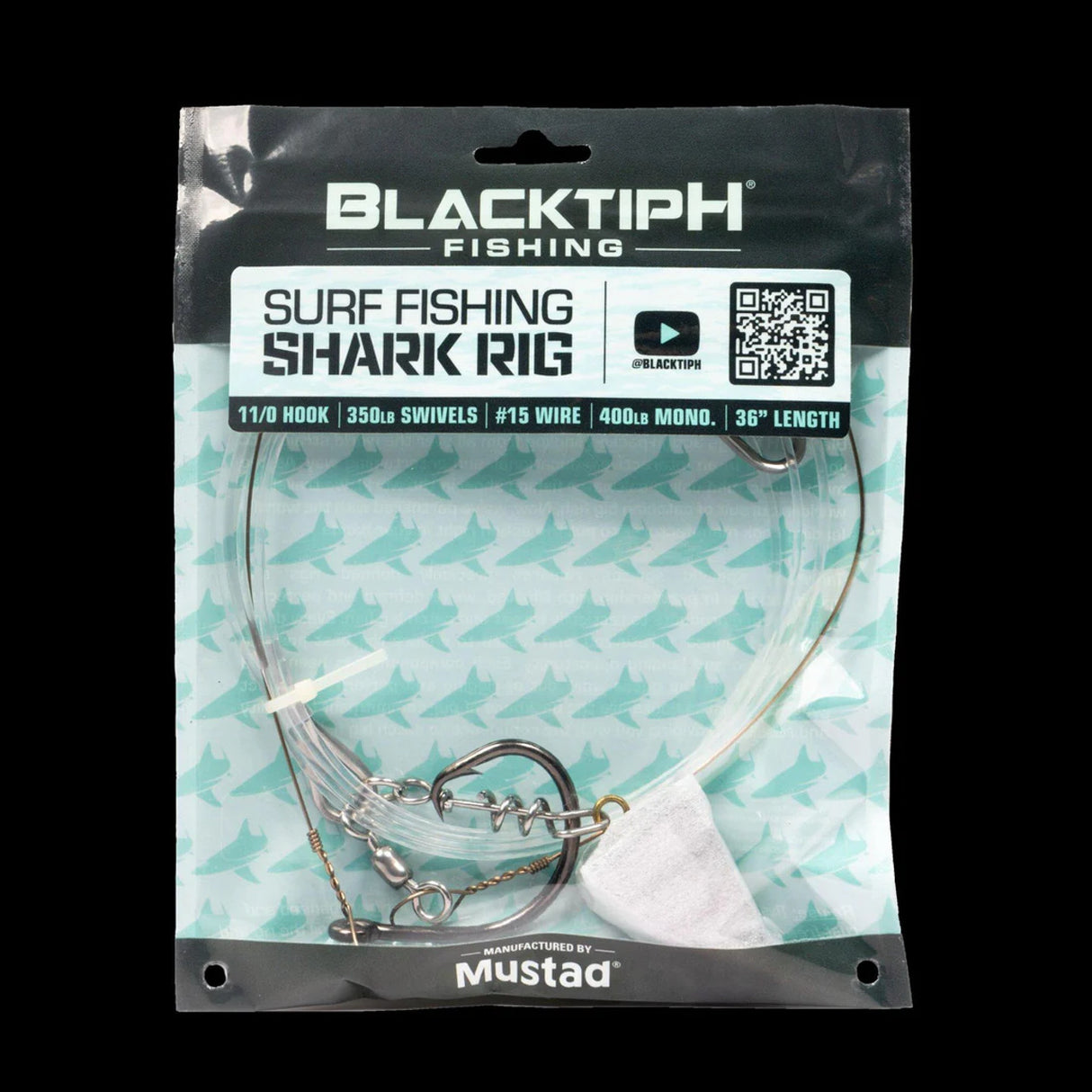 MUSTAD BLACKTIPH SURF SHARK RIG SIZE 11/0 400 LB