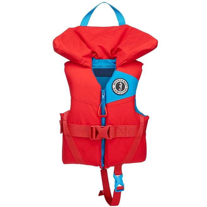 MUSTANG INFANT LIL LEGENDS FOAM VEST PFD IMPERIAL RED