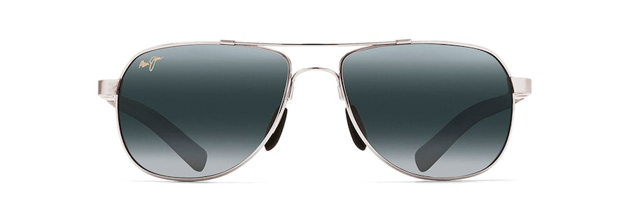 MAUI JIM GREY GUARDRAILS SILVER