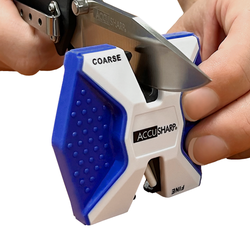 ACCUSHARP CARBIDE-CERAMIC TWO STEP WHITE/BLUE