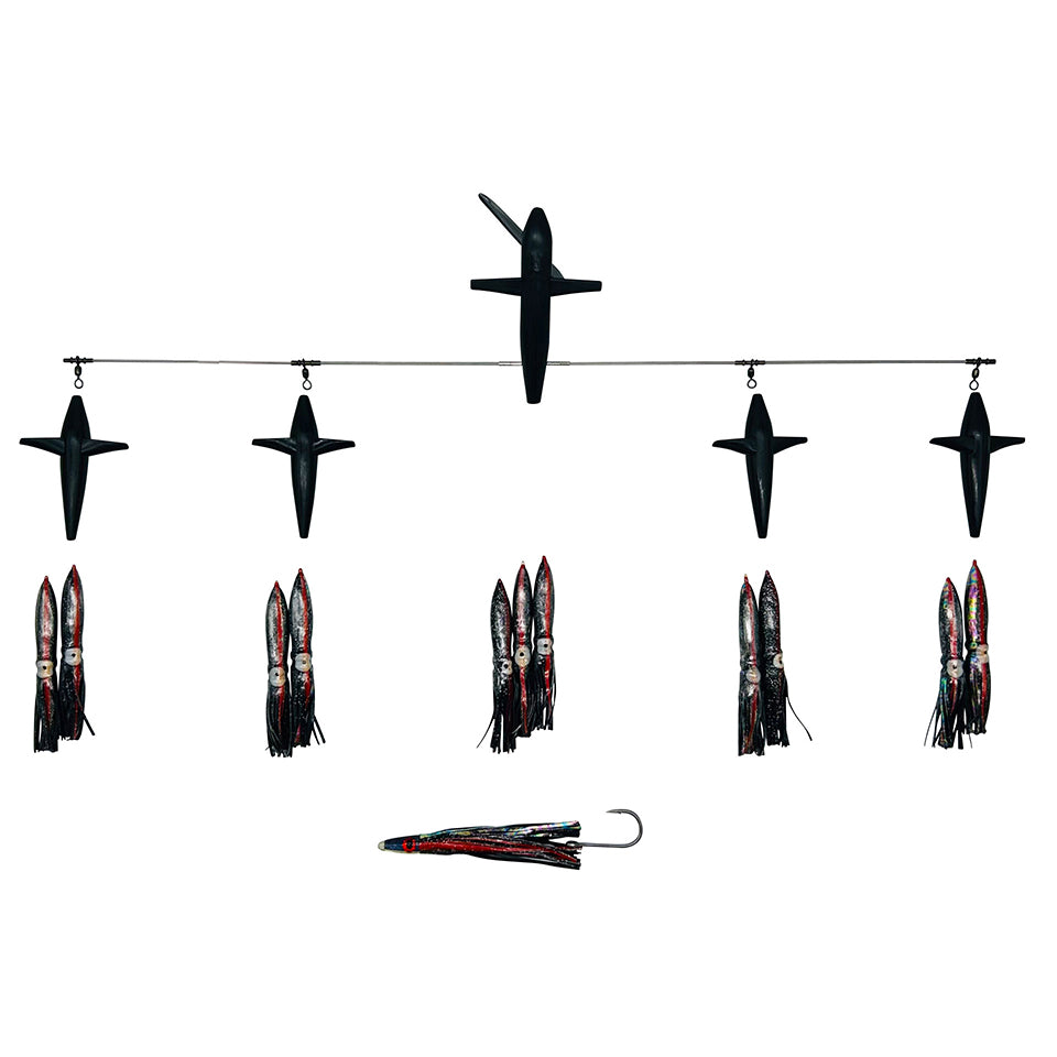 JB 19" SPLASH BAR 6" BULB BLACK