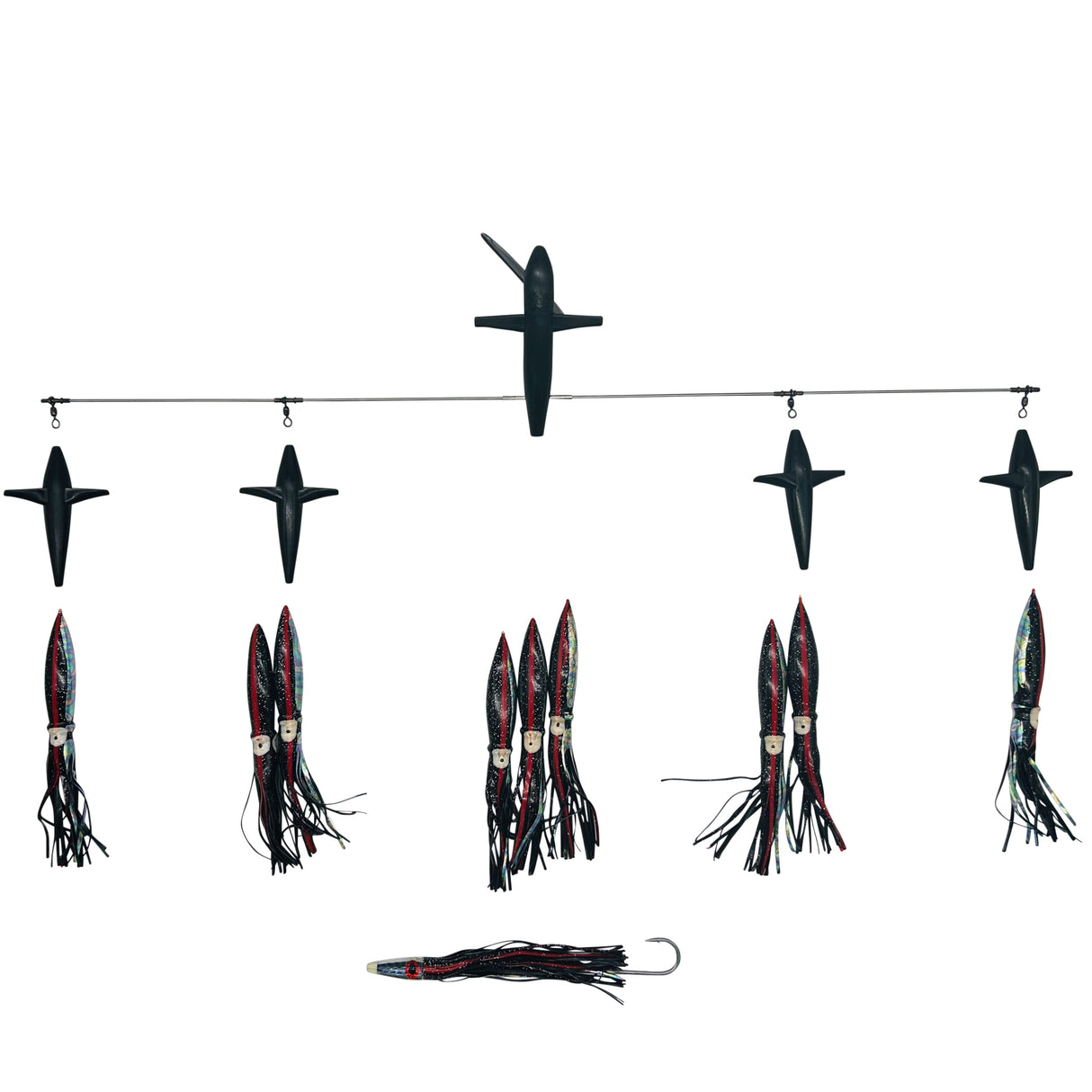 JB 36" SIDE TRACKER 9" Squid