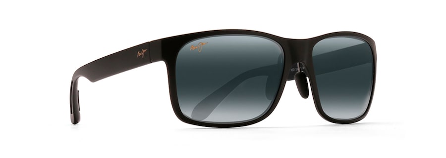 MAUI JIM GREY RED SANDS MATTE BLACK