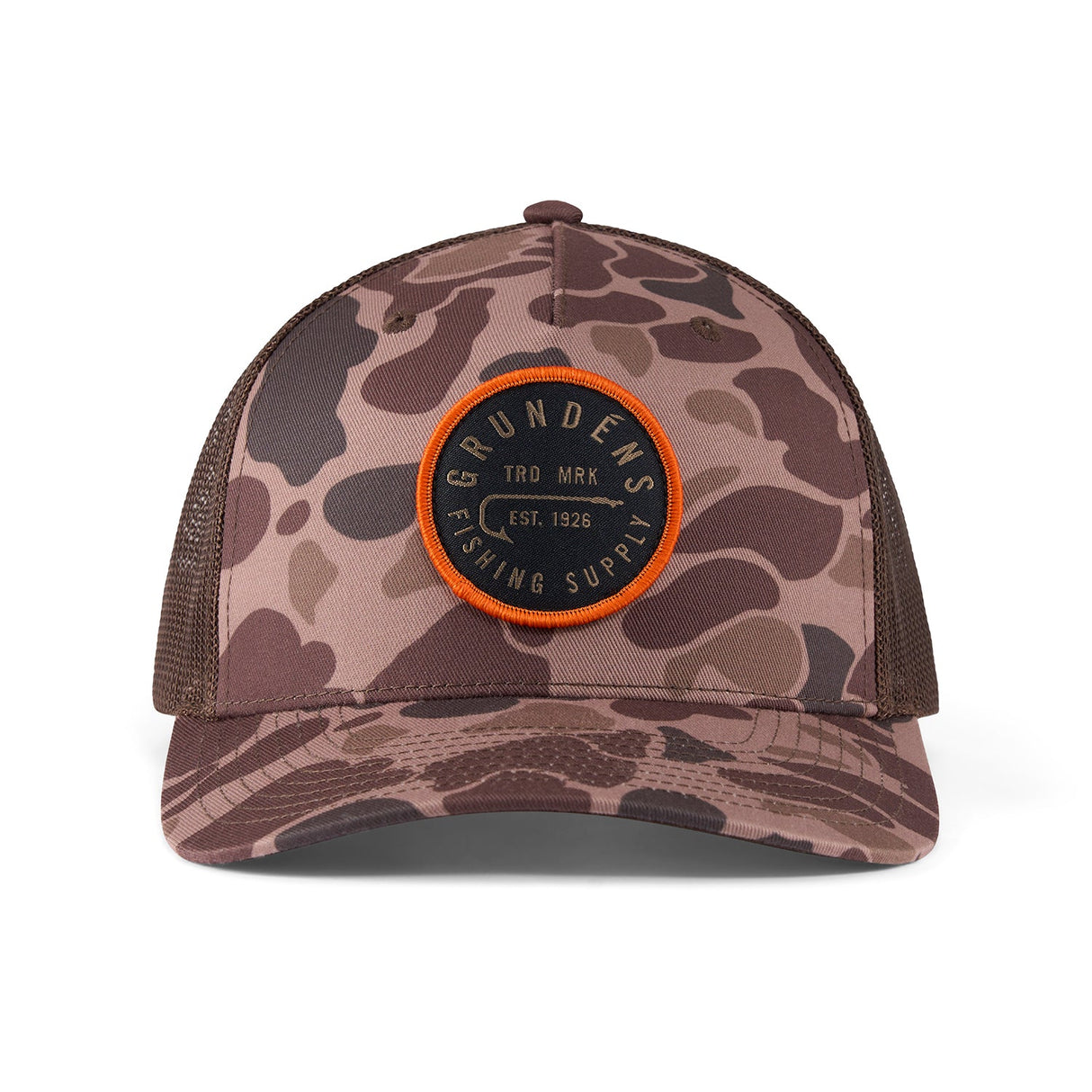 GRUNDENS HOOK TRUCKER FP DUCK CAMO