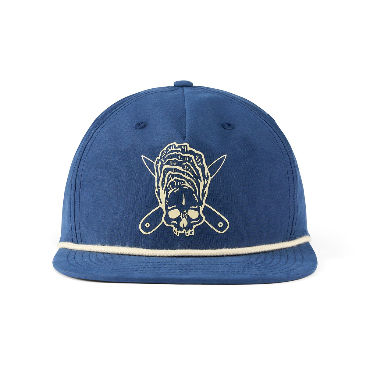 GRUNDENS ZERO SHUCKS ROPE TRUCKER BLUE ABYSS