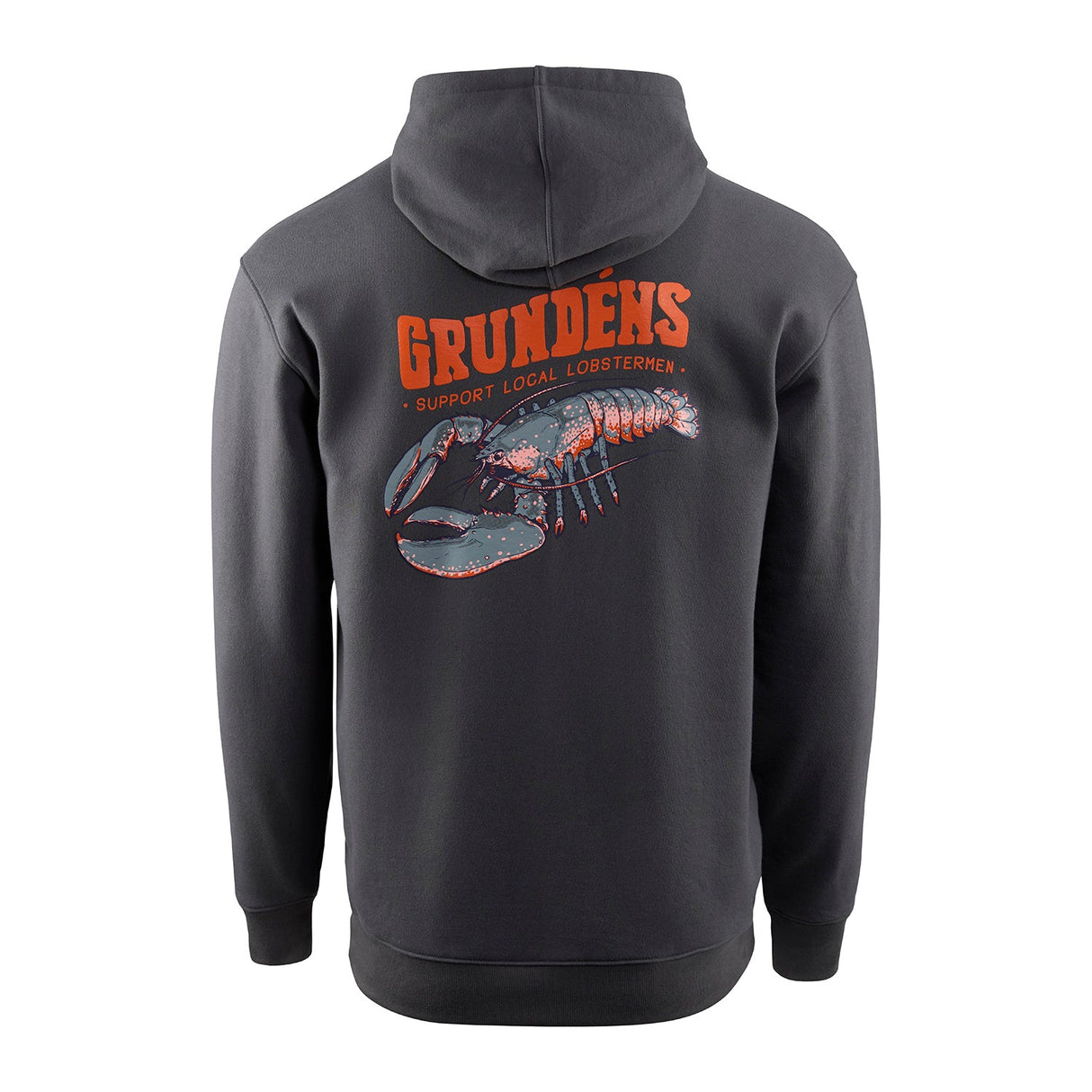 GRUNDENS DISPLACEMENT DWR HOODIE SUPPORT LOCAL LOBSTERMAN