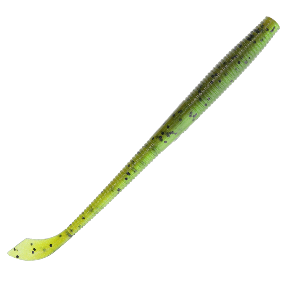 GARY YAMAMOTO KUT TAIL WORM 5" WATERMELON W/BLACK QTY 10