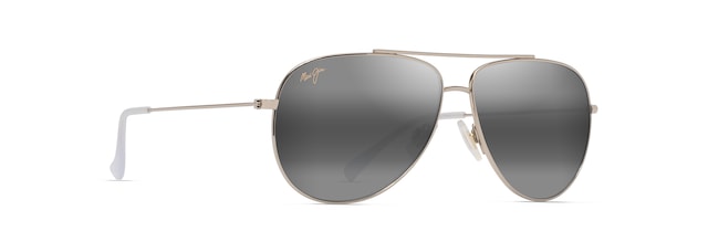 MAUI JIM GREY HAUOLI SHINY LIGHT GOLD W/CRYSTAL