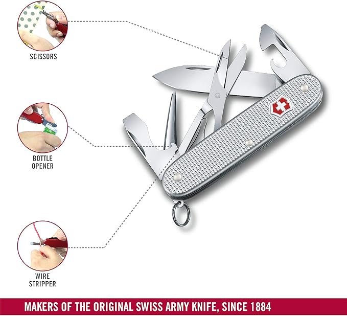 SWISS ARMY PIONEER X SILVER ALOX