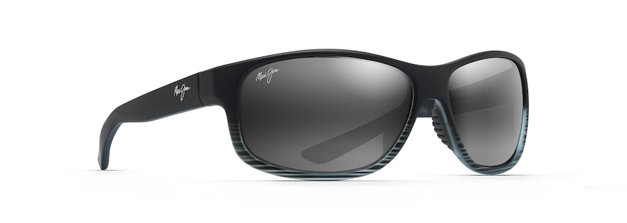 MAUI JIM GREY KAIWI CHANNEL GREY BLACK STRIPE