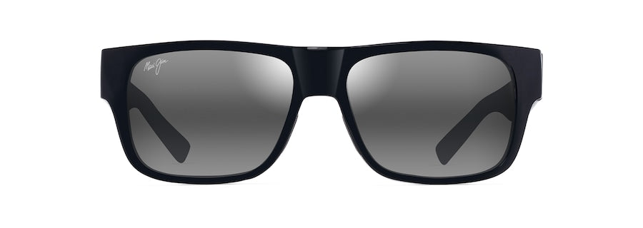 MAUI JIM GREY KEAHI BLACK GLOSS