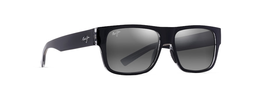 MAUI JIM GREY KEAHI BLACK GLOSS