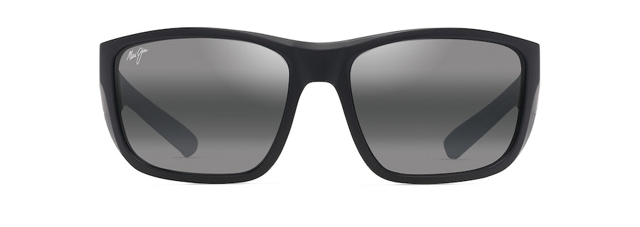 MAUI JIM GREY AMBERJACK MATTE BLACK W/BLACK
