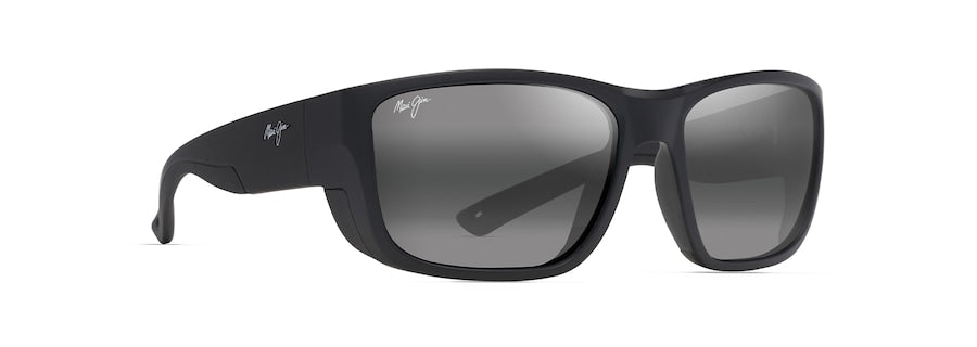 MAUI JIM GREY AMBERJACK MATTE BLACK W/BLACK