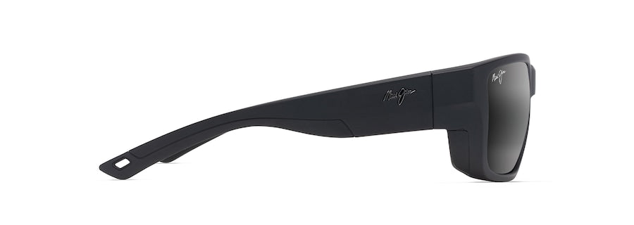 MAUI JIM GREY AMBERJACK MATTE BLACK W/BLACK