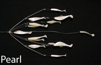 9'ERS LURES 6" NE 6-ARM SHAD RIG