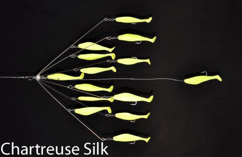 9'ERS LURES 4" NE 6-ARM SHAD RIG