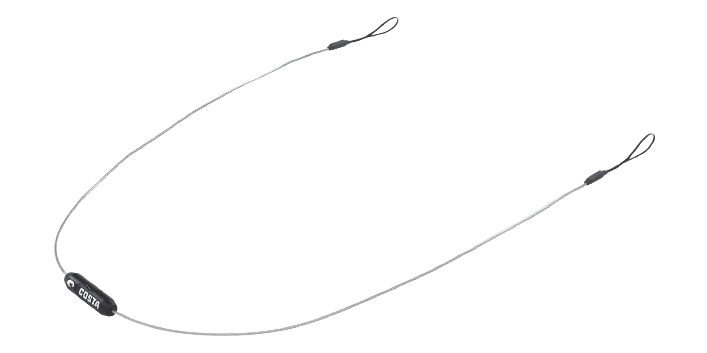 COSTA C-LINE LOOP RETAINER SILVER/BLACK