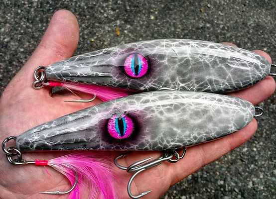 CUSTOM WOOD LURES SLIPPERY SQUID
