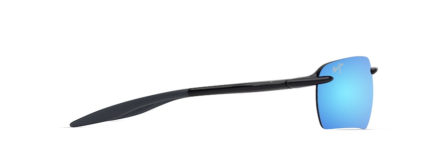 MAUI JIM BLUE HAWAII HO'OKIPA ULTRA GREY SHINY BLACK W/GREY