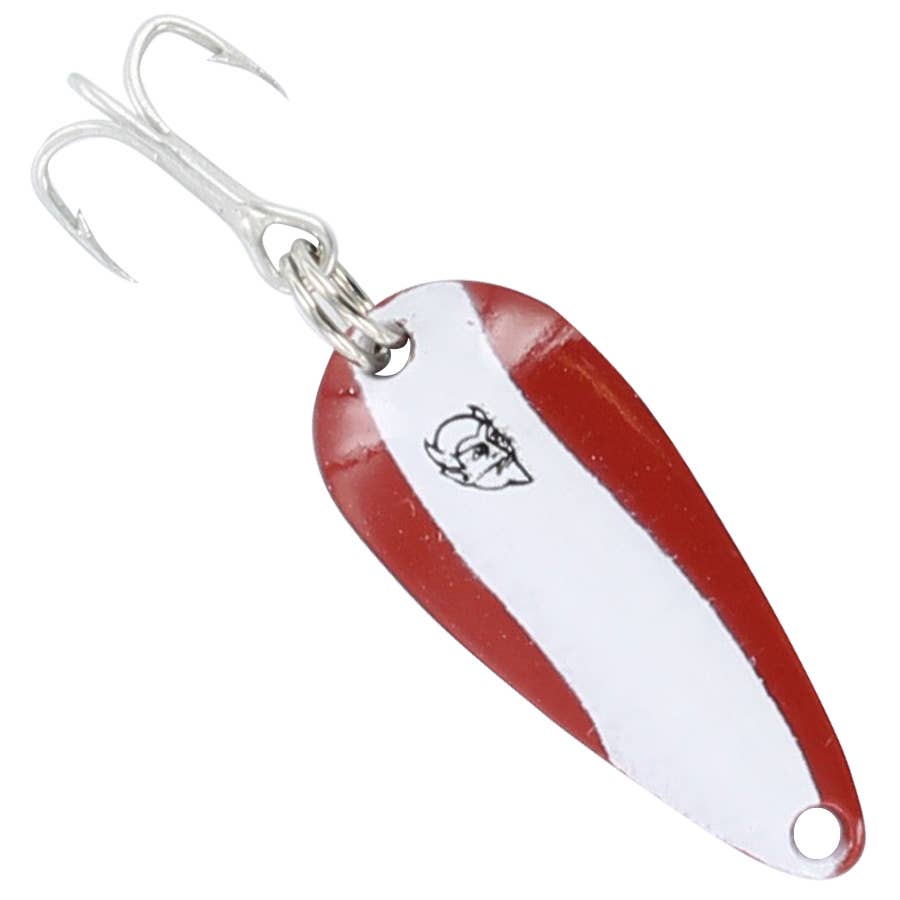 EPPINGER LIL' DELVE RED/WHITE STRIPE 1/8 OZ