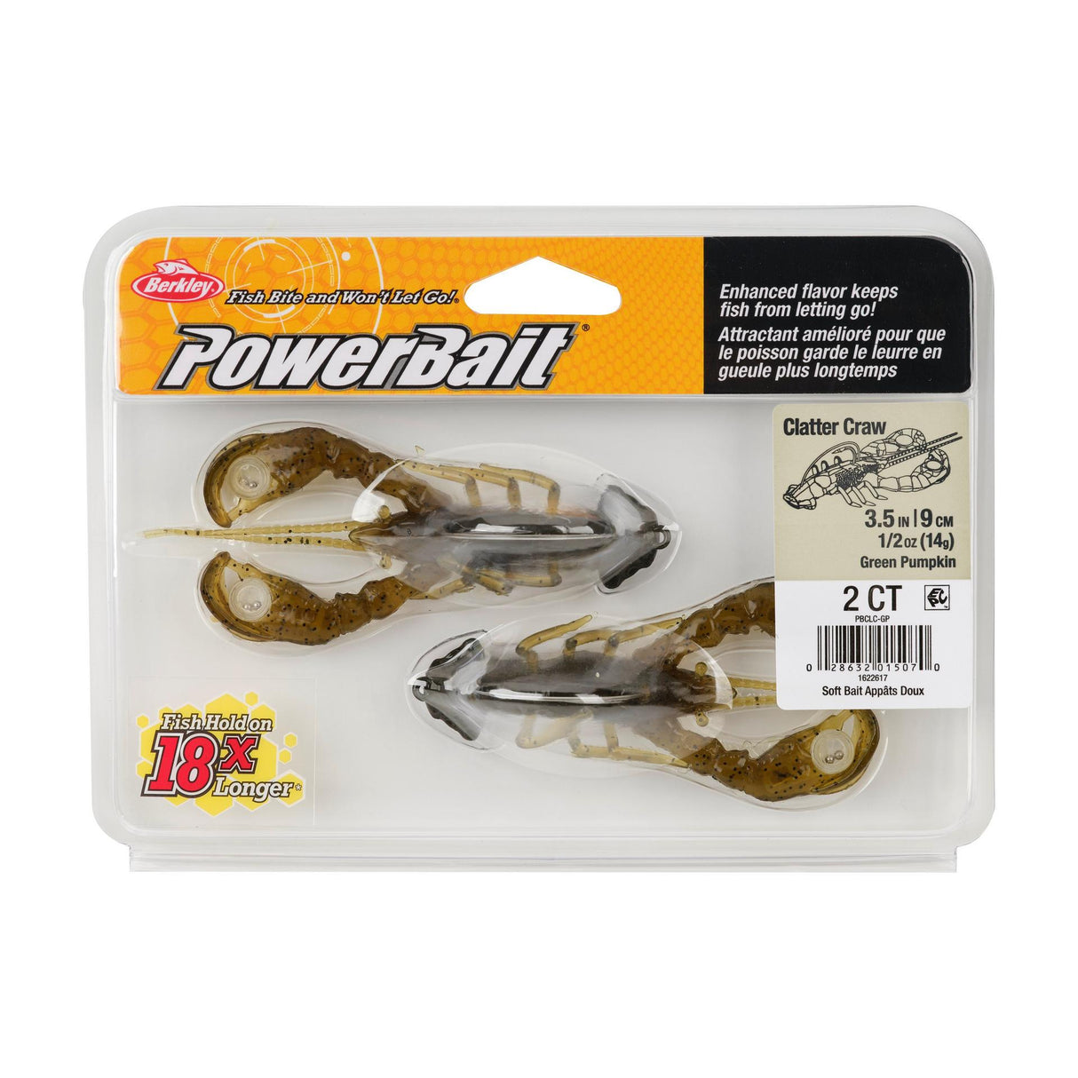 BERKLEY POWERBAIT CLATTER CLAW 3 1/2"