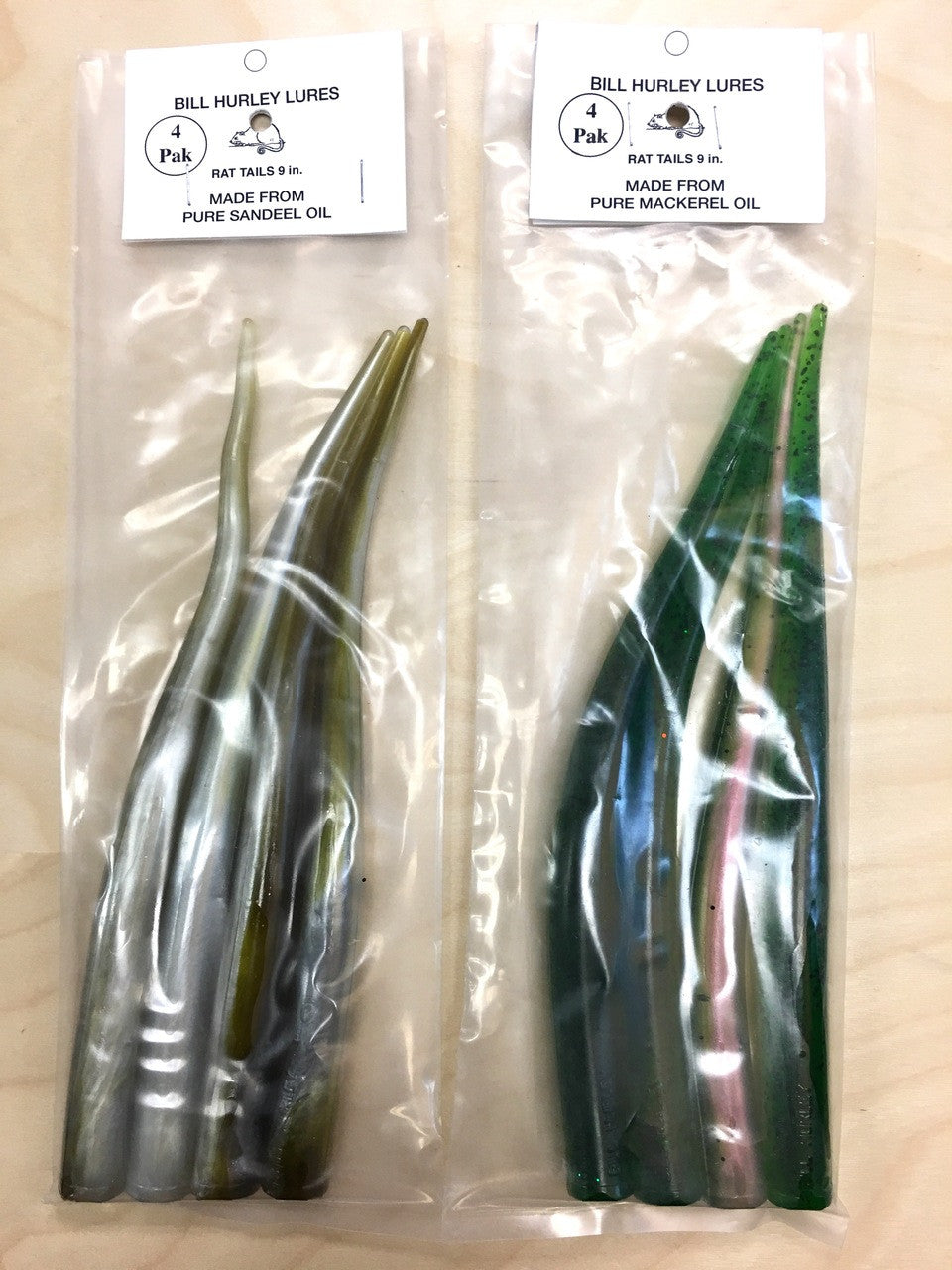 BILL HURLEY 9" RAT TAIL GREEN MACKEREL 3 OZ