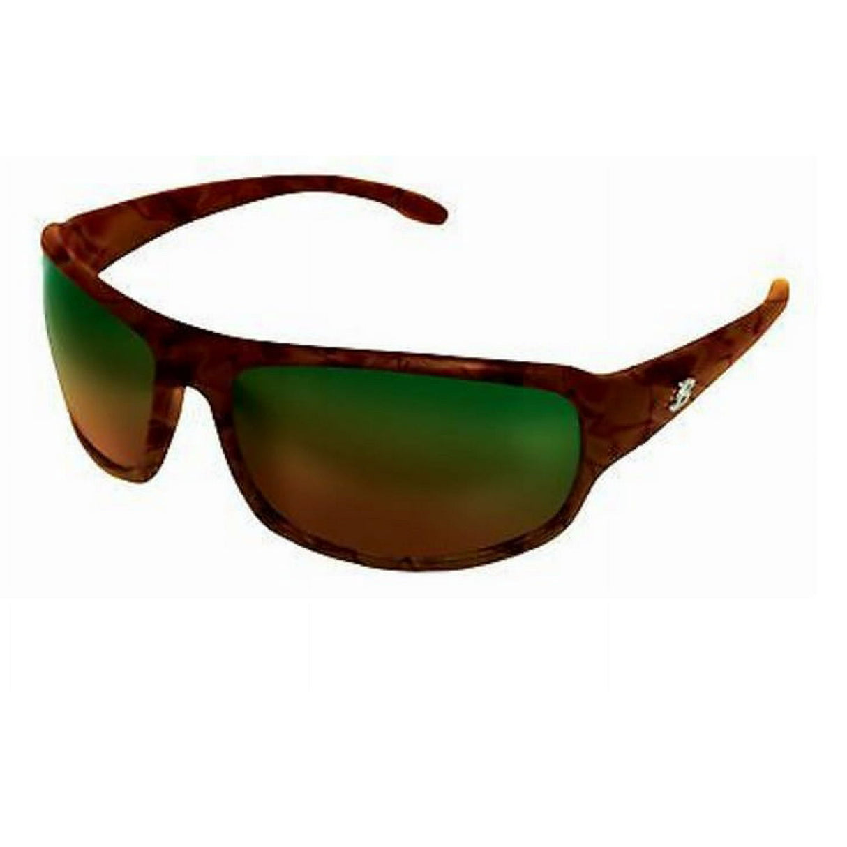 B.B OUTDOOR OPTICS SUNGLASSES TORTOISE FRAME AMBER/GREEN LENS